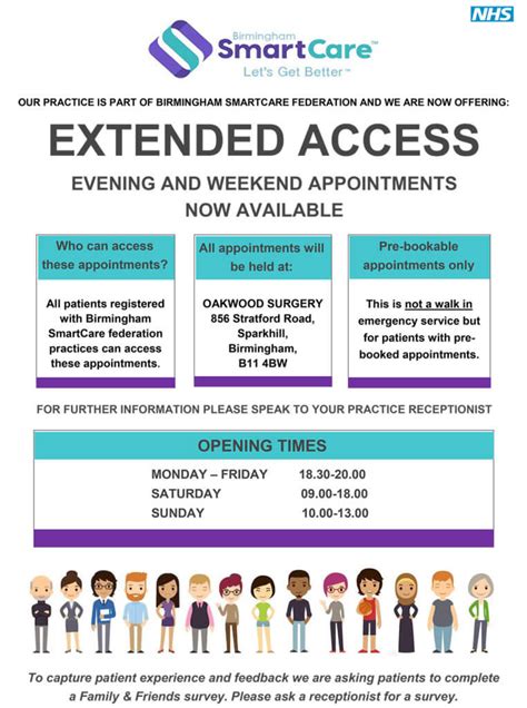 Extended Access to Appointments | Vicarage Road Surgery