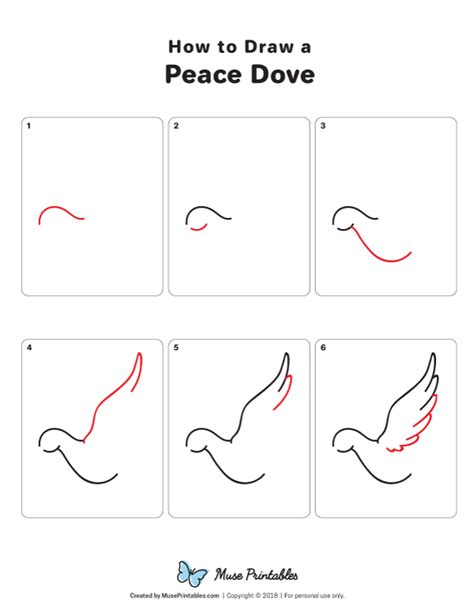 Learn how to draw a peace dove step by step. Download a printable version of this tutorial at ...