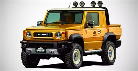 Modified Suzuki Jimny off road & pickup truck versions REVEALED