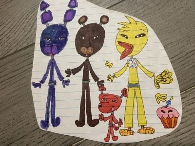 FNAF 1 characters by Haros98 on DeviantArt