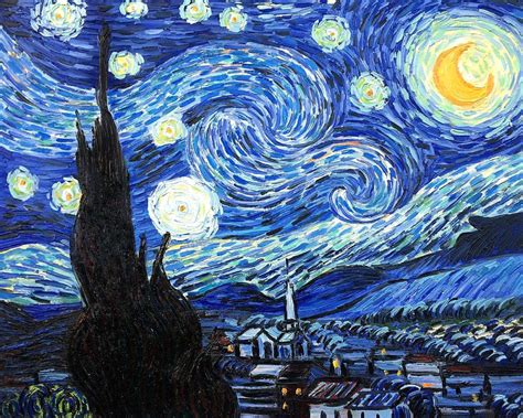 Vincent Van Gogh Starry Night Wallpaper