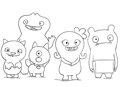 Ugly Dolls Coloring Pages - Dibujo Para Imprimir - Ugly Dolls Coloring Pages - Dibujo Para ...