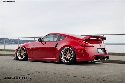 Forged Avant Garde Rims on a Red 370Z Nismo — CARiD.com Gallery