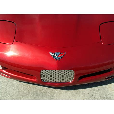 Perforated Stainless Steel Front License Plate Cover for 97-04 Chevy Corvette C5 | eBay