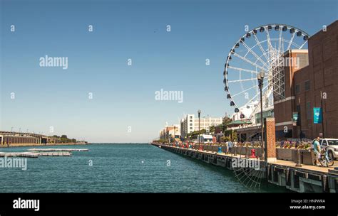 Chicago navy pier ferris wheel Stock Photo - Alamy