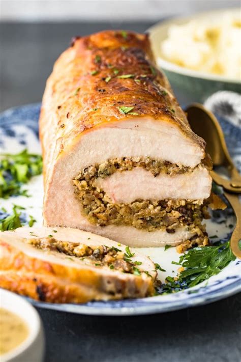 Stuffing Stuffed Pork Roast Recipe (Pork Roulade) - (VIDEO!!)