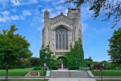 Interdenominational Chapel at the University of Chicago Editorial Image ...