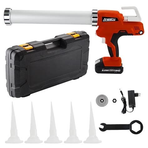 Buy Cordless Caulking Gun, Cartridge Sausage Caulking Gun 20V Li-ion Electric Caulk Gun, Battery ...