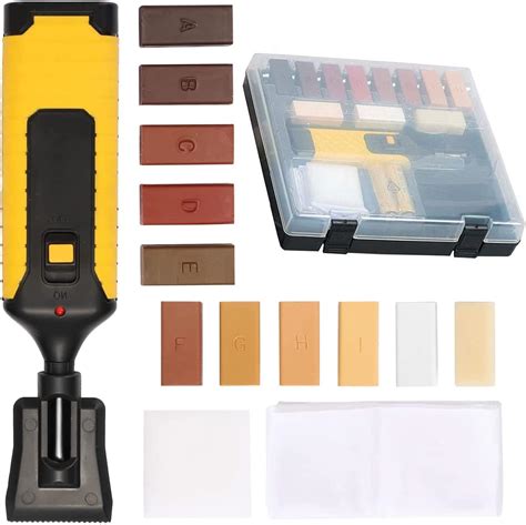 19 Pcs laminate floor repair kit Wax Heating Repair Gun for Laminate ...