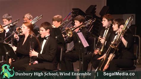 Duxbury High School Wind Ensemble Multi School Concert - January 24th, 2012 - YouTube