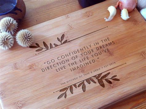 21 Personalized Bamboo Cutting Boards To Liven Up The Kitchen | Food ...