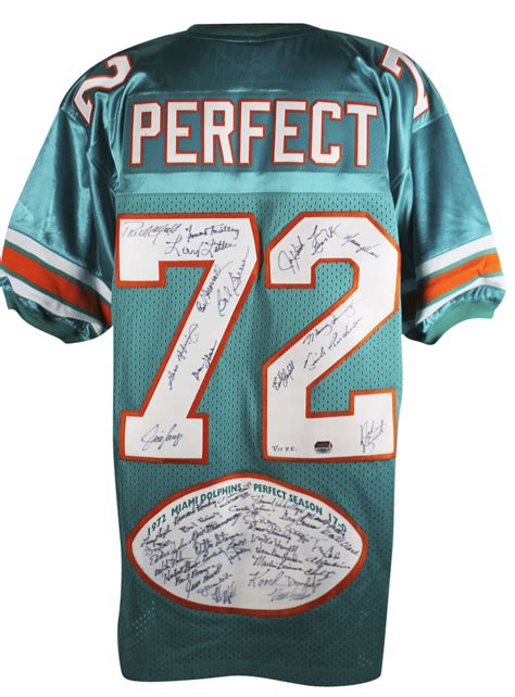 Lot Detail - 1972 Dolphins Team-Signed Perfect Season Jersey w ...