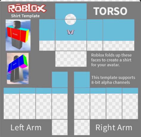 Roblox T Shirts Templates Ready To Design Your First Ever Shirt With Pixlr?Printable Template ...