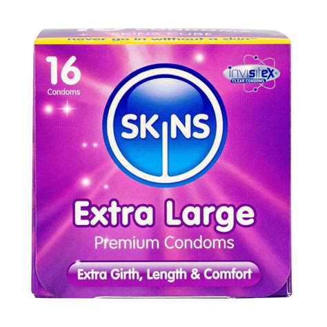 Buy Skins Extra Large Condoms Multipac,Safe with Natural Look That Feels Like Real Skin, Pack of ...