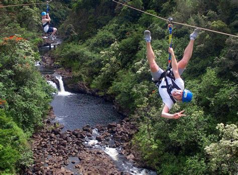 Umauma Falls 9-lines Zipline Tour on the Big Island (1.5 - 3 hours, $229)