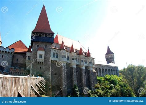 Corvin Castle of Romania editorial stock image. Image of landmark ...