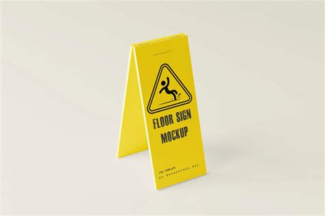 Two Standing Vertical Indoor Signage Mockup (FREE) - Resource Boy