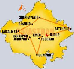 Jaipur Tourist Spots Map