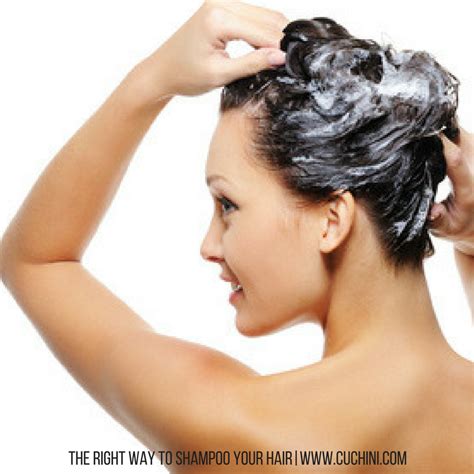 The Right Way to Shampoo Your Hair | Cuchini Blog