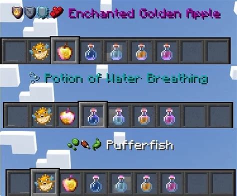 Visual Potion Effects - Resource Packs - Minecraft