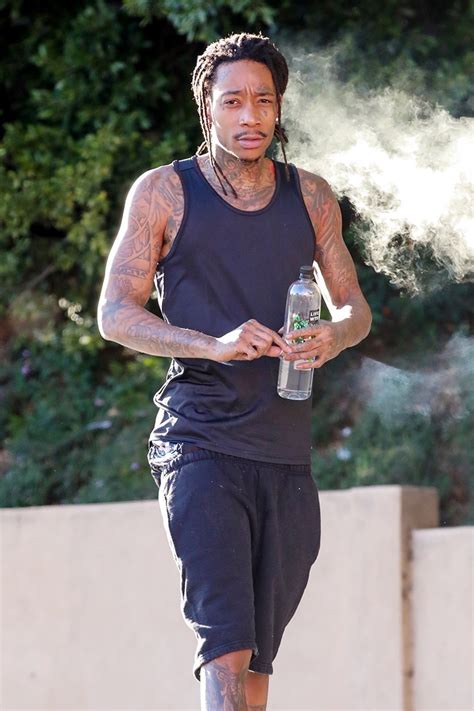 *EXCLUSIVE* Wiz Khalifa heads to the gym with his girlfriend Aimee ...