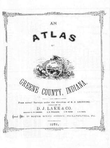 An atlas of Greene County, Indiana, 1879