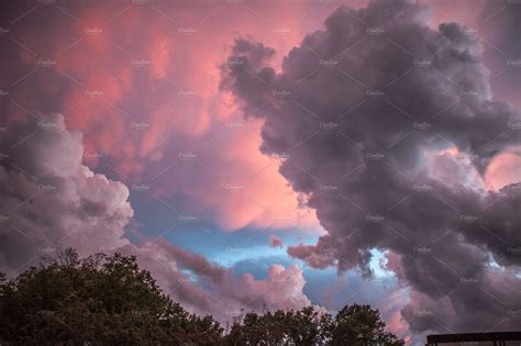 Beautiful clouds featuring dramatic sky, colorful sky, and evening ...