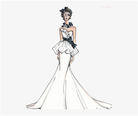 Drawing Dress Designer Bride Sketch - Drawing Transparent PNG - 510x663 ...