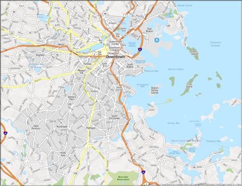 Boston Neighborhood Map - GIS Geography