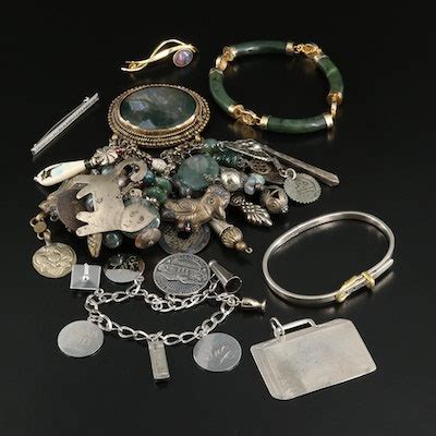 Selected Abalone Jewelry Featured with Sterling Silver | EBTH