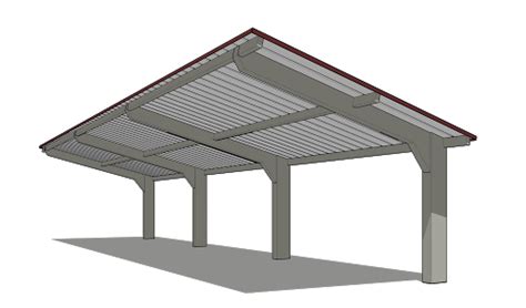 Hasil gambar untuk steel construction monopitch roof | Pergola, Carport ...