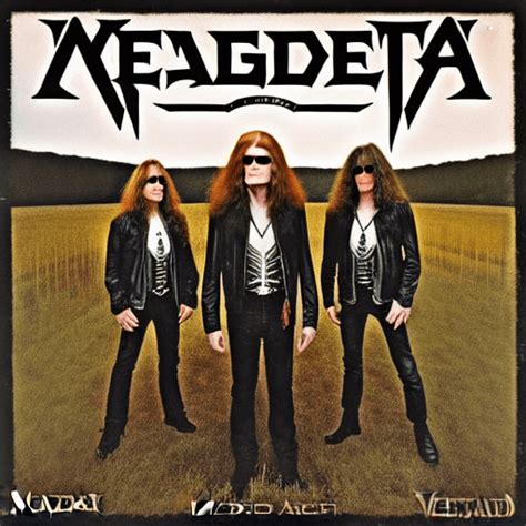 Megadeth Album Cover Graphic · Creative Fabrica