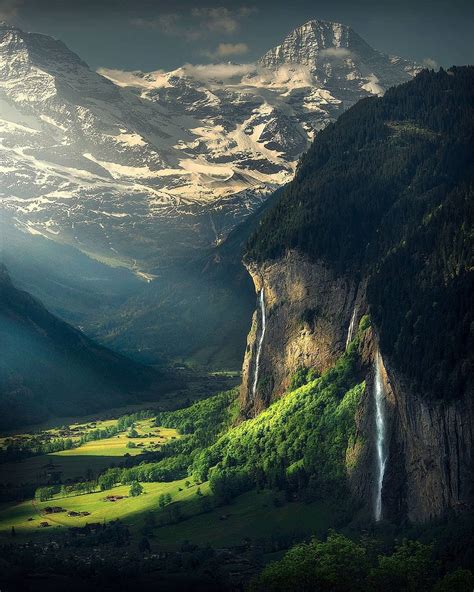 The waterfalls of Lauterbrunnen, Switzerland : r/MostBeautiful