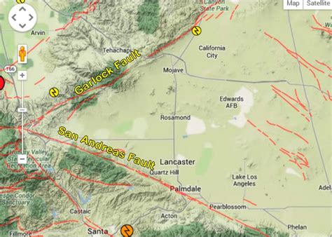 garlock fault - Google Search | Tehachapi, Arvin california, San andreas