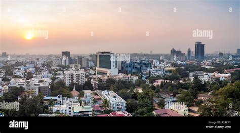 City skyline, Bangalore (Bangaluru), capital of the state of Karnataka, India, Asia Stock Photo ...