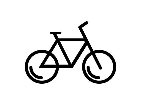 Bike Icon PNG vector in SVG, PDF, AI, CDR format