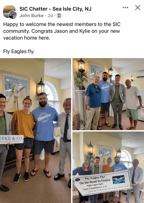 Let's All Welcome the Newest Sea Isle Homeowner - Jason Kelce! - Crossing Broad