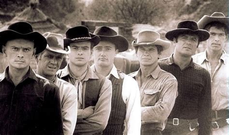 The Magnificent Seven - Robert Wagner, Steve McQueen, Yul Brynner ...