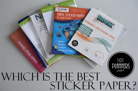 Which is the Best Sticker Paper? The Differences with Reviews