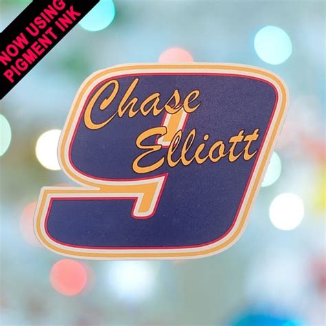 Chase Elliott Decals - Etsy