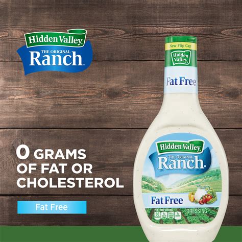 Hidden Valley Fat Free Ranch Dressing Nutrition Facts | Blog Dandk