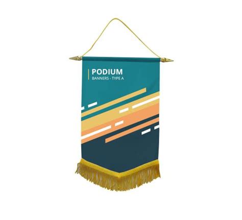 Custom Podium Banners - Podium Hanging Banners - Custom lectern Banners