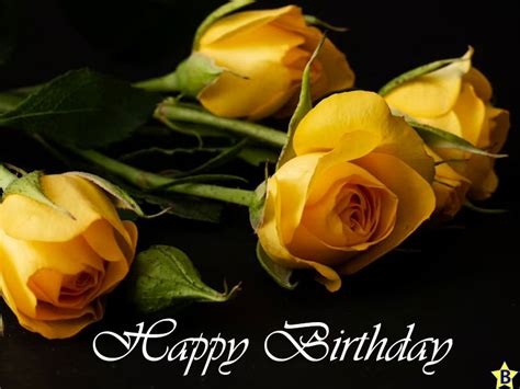 20+ Happy Birthday Yellow Roses Images And Pics