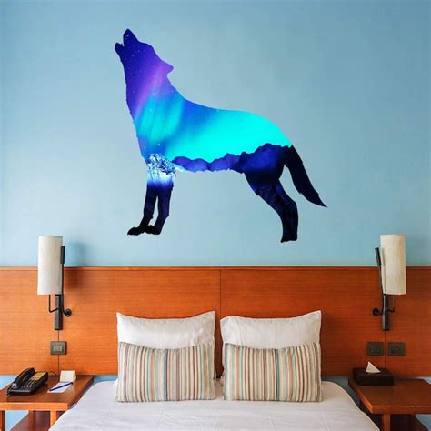 Wolf Wall Decal - Etsy