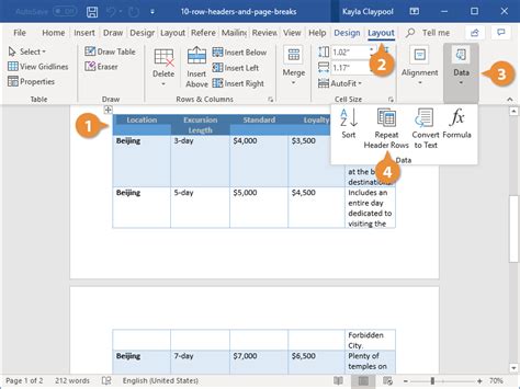 How to repeat header and footer in word - agentdas