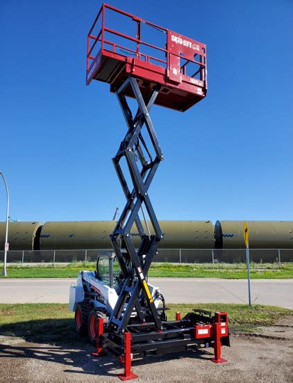 Skidsteer Scissor Lift Attachment - Overview - Skid-Lift