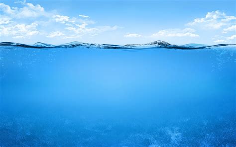 Ocean Sea Lake River Underwater Wallpapers HD Free. Download Desktop Background Wallpaper of Sea ...