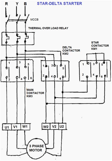 Star Delta Starter Wiring Connection