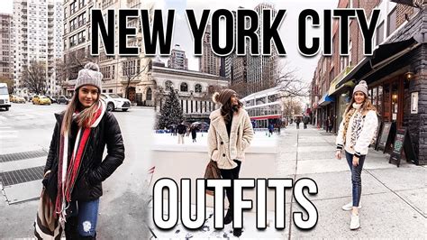 NEW YORK CITY WINTER OUTFITS LOOKBOOK | Natalie Barbu - YouTube