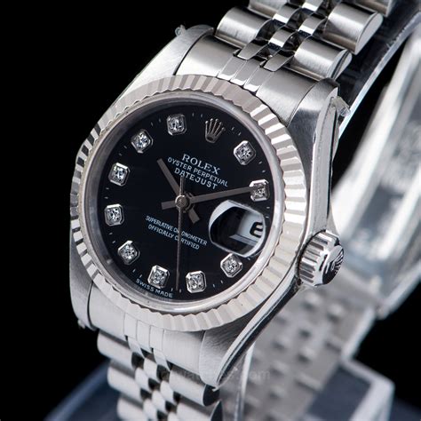 Rolex Oyster Perpetual Datejust Diamonds ref. 69174 - 26mm - MD Watches